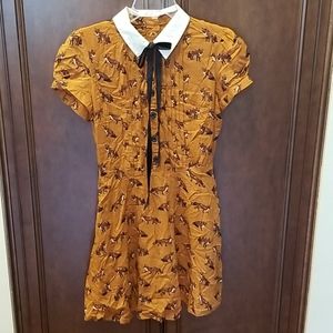 Hell Bunny Vixey Surprise Party Fox Dress Sz S US6